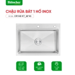 Chậu rửa bát 1 hố Hubscher CR1HĐ KT_60*45